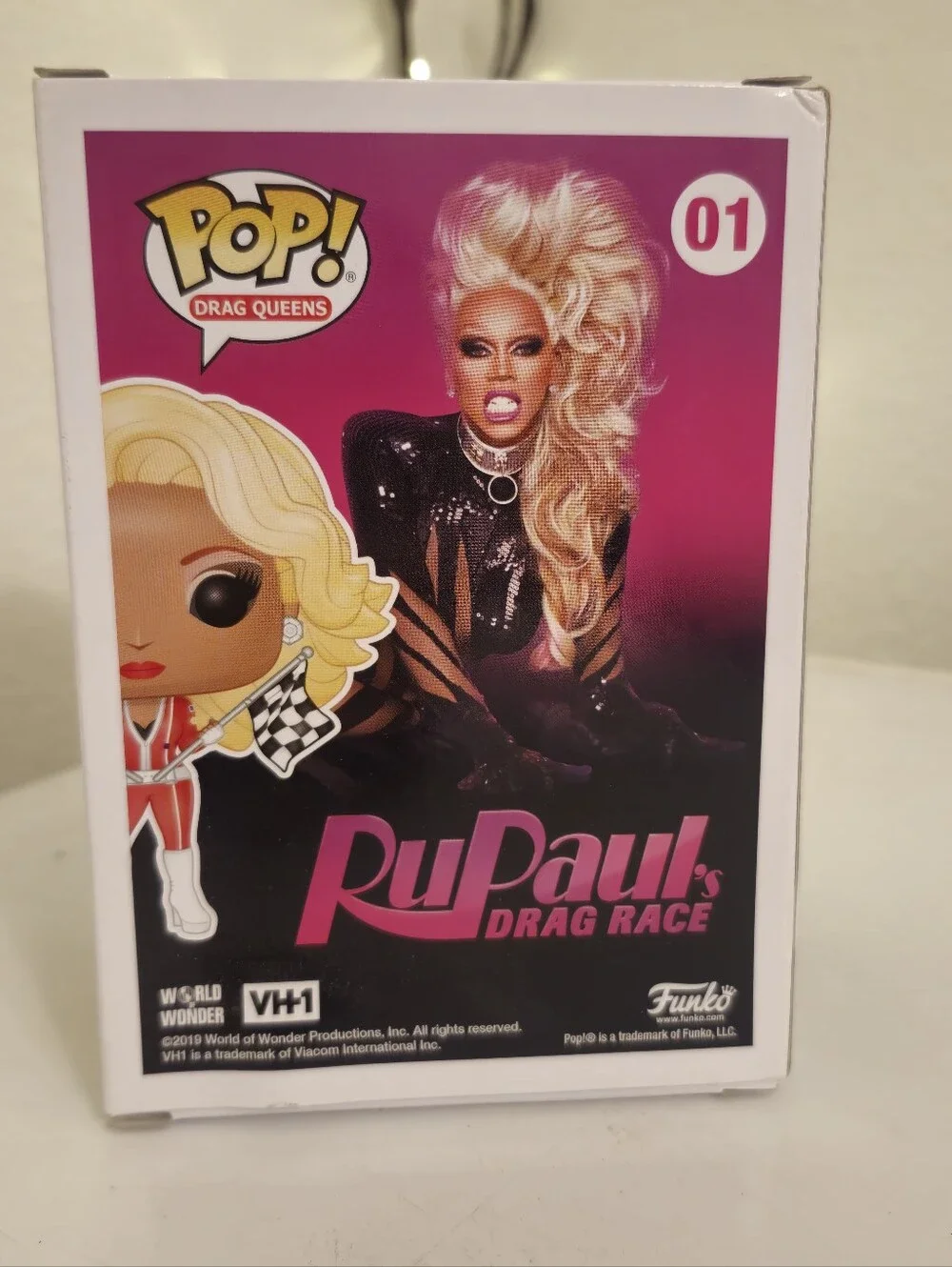 Funko RuPaul Drag Race Vinyl Figure with Gold Hair and Pink Accents
